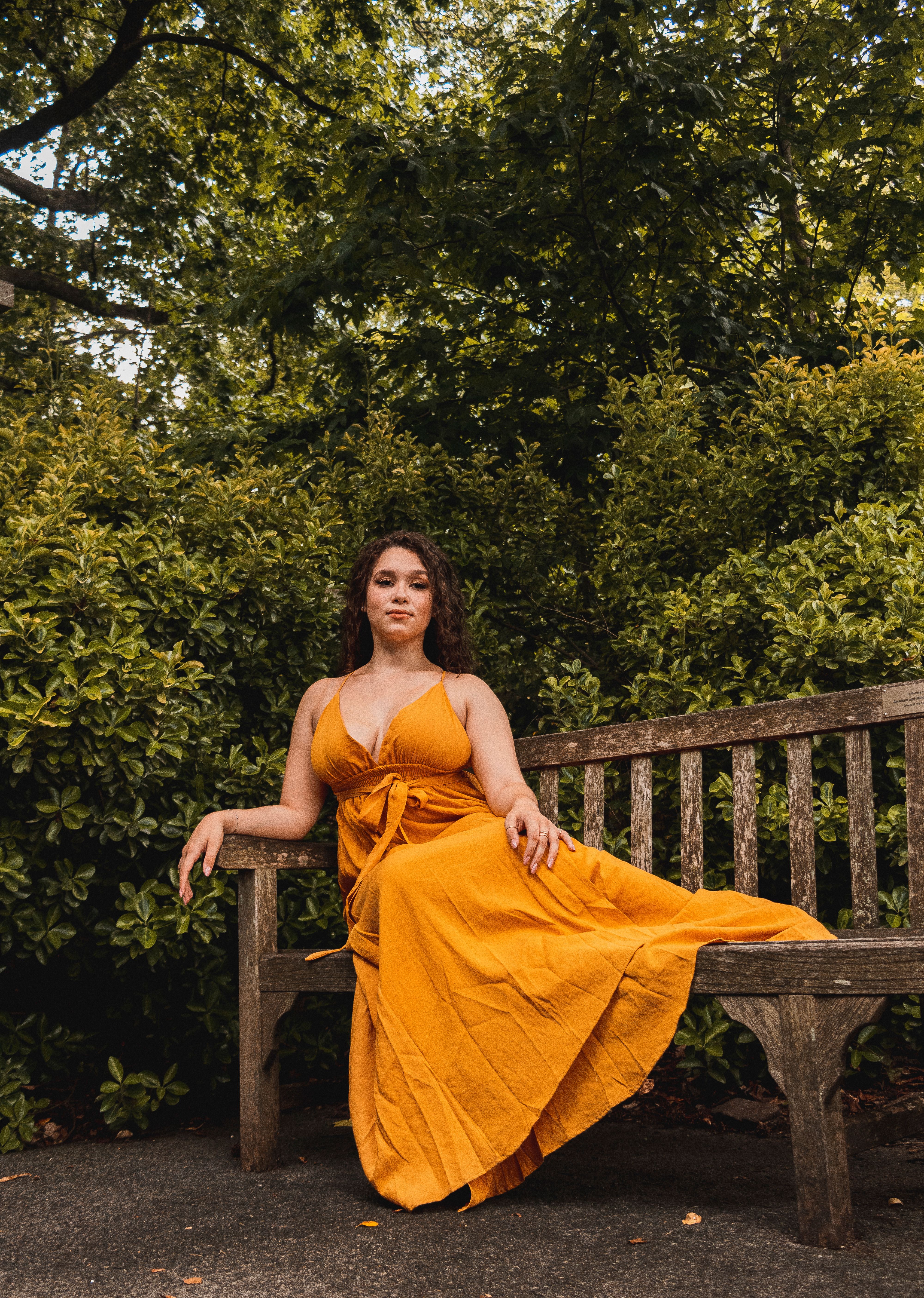 Woman in Yellow Dress · Free Stock Photo