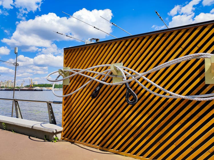 Steel Ropes On Wall