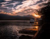 Seashore during Sunset
