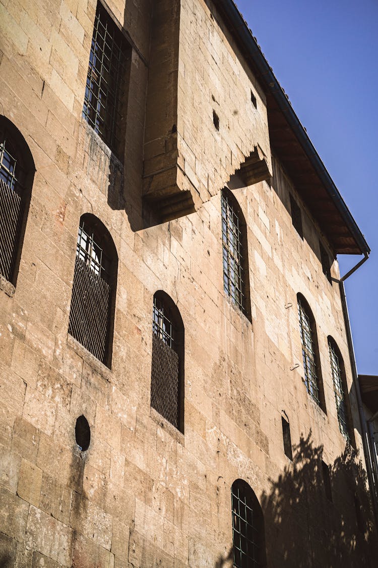 Facade Of A Traditional House In Gaziantep, Turkey