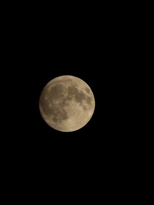 Full Moon at Night Time