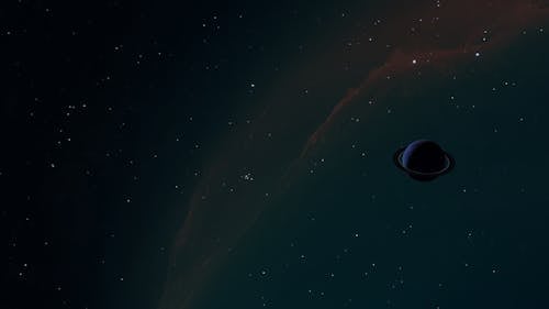 View of Stars and a Planet