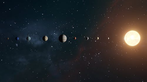 astronomi, gezegenler, grafik içeren Ücretsiz stok fotoğraf