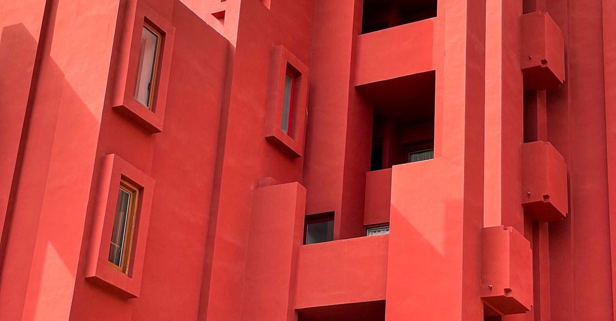 Red Residential Building · Free Stock Photo