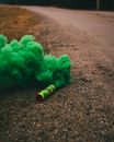 Green Smoke Bomb