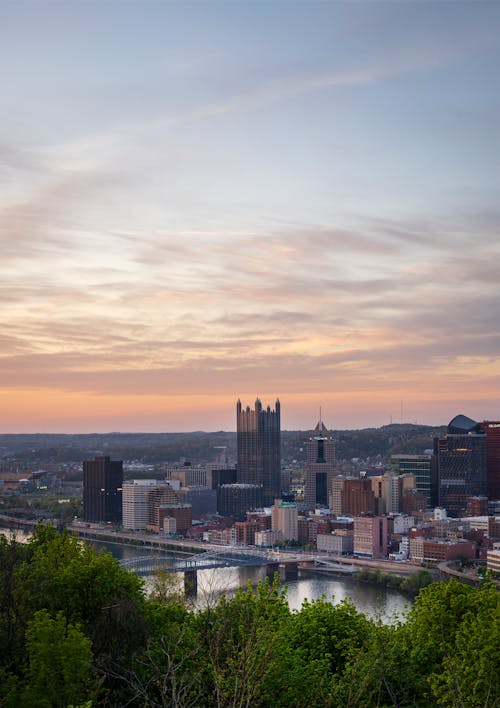 An Aerial Shot of the City of Pittsburgh