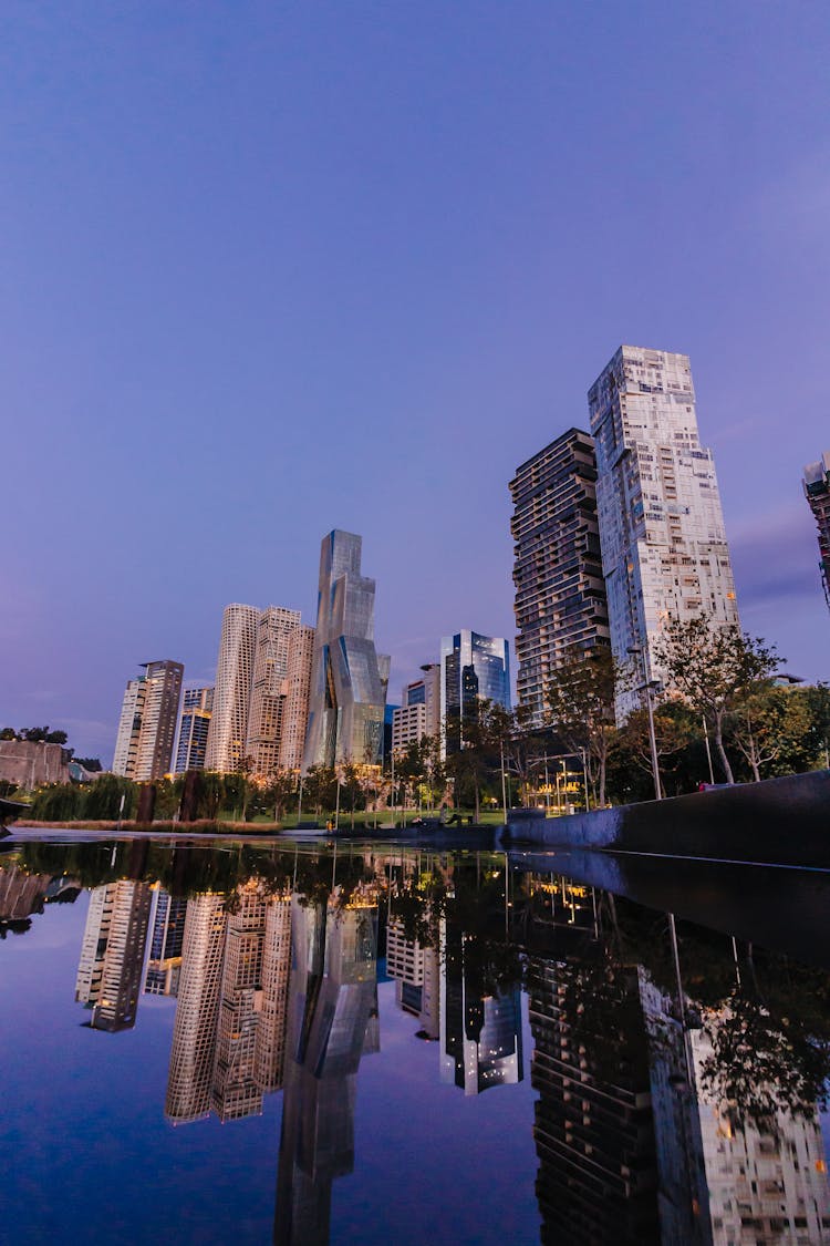 Buildings At La Mexicana Park
