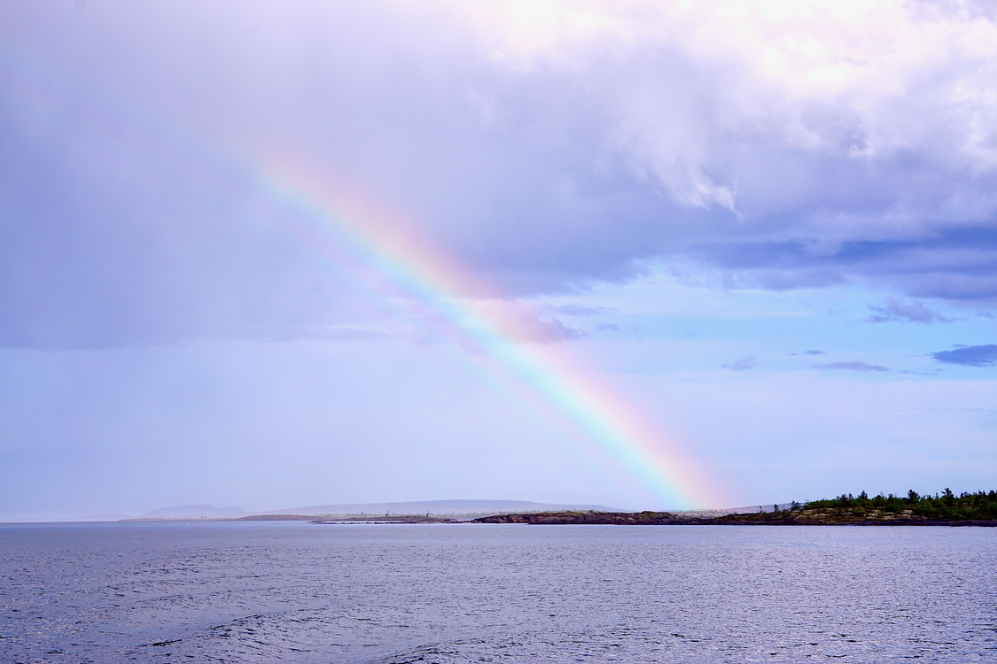 Rainbow Over the Sea · Free Stock Photo