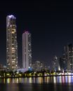 Ciudad de Panamá vista de noche