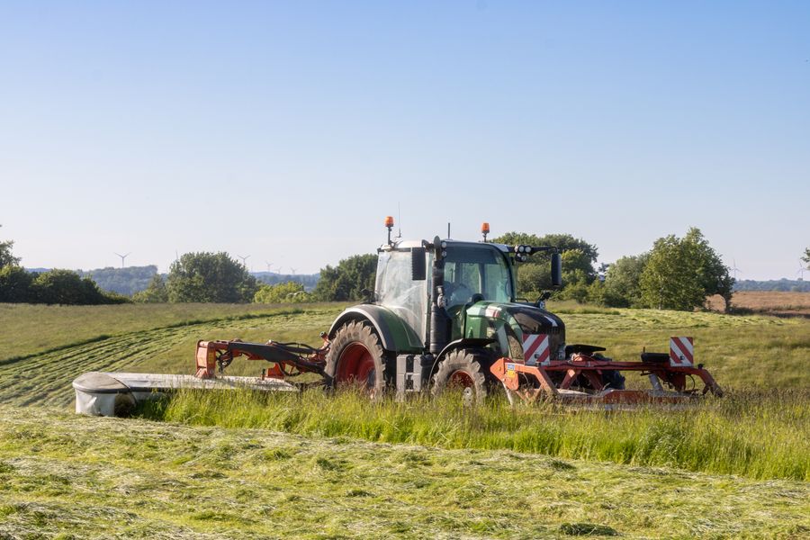 Campo agrícola y productos del campo