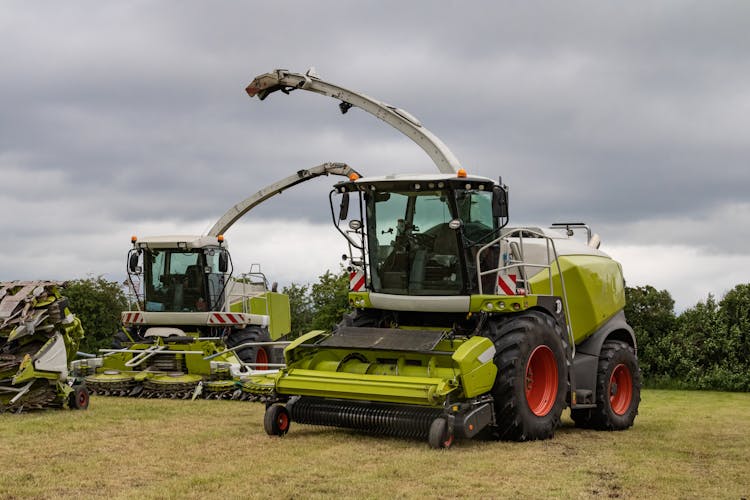 Two Claas Choppers