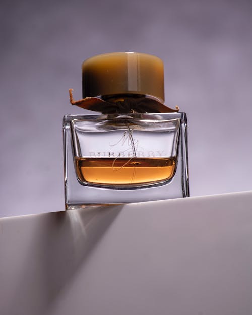 A Close-Up Shot of a Burberry Perfume