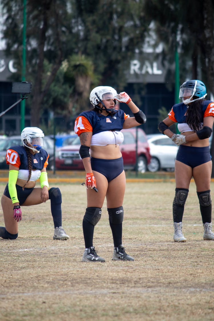 Women Playing Football