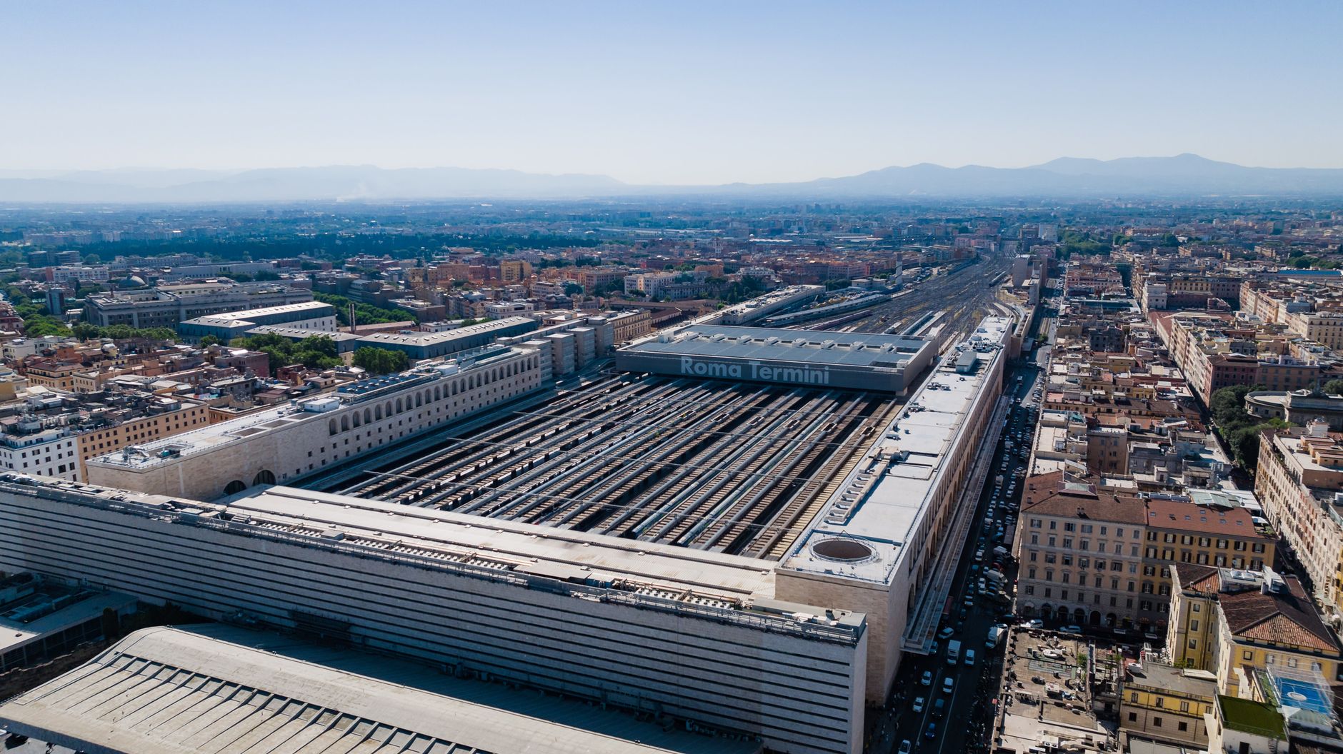 Italian train station Termini