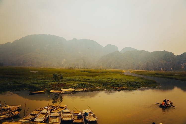 Boats On A Lake