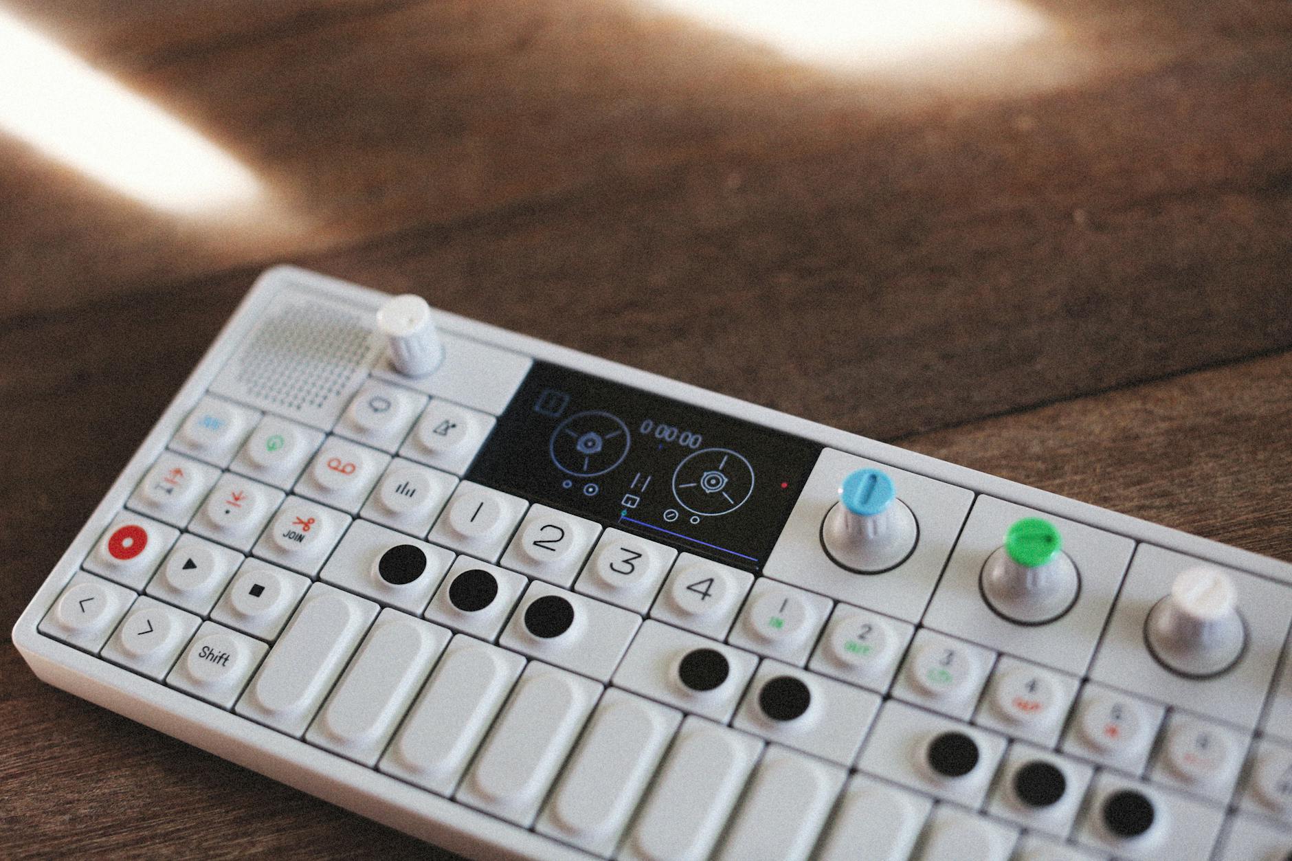 image of a White Audio Mixer