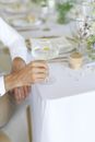 Person Holding Clear Wine Glass