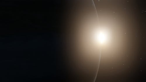 Light behind Planet