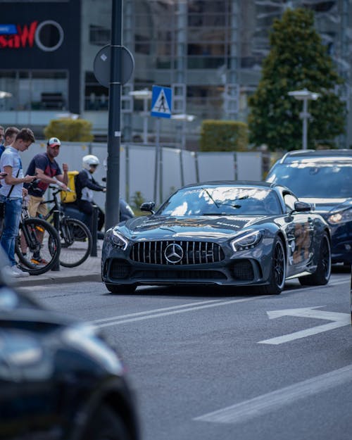 Free Mercedes AMG GT on Street Stock Photo