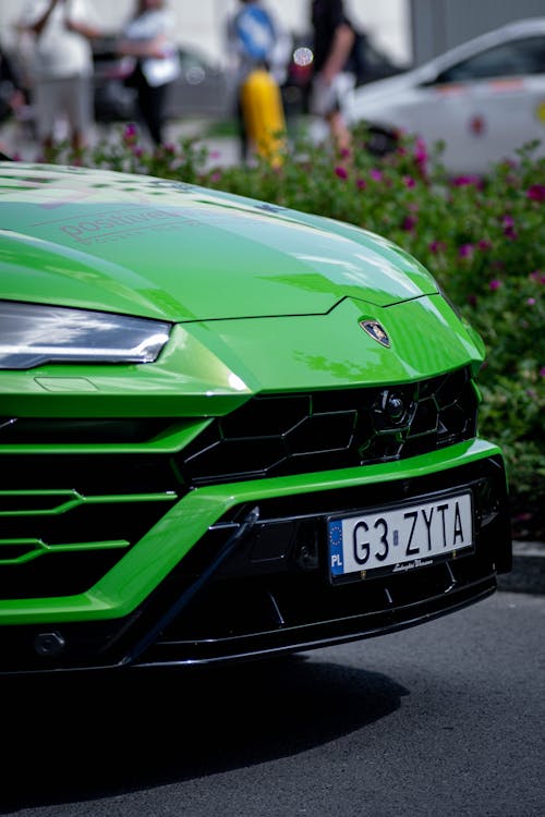 Close up of Lamborghini Urus