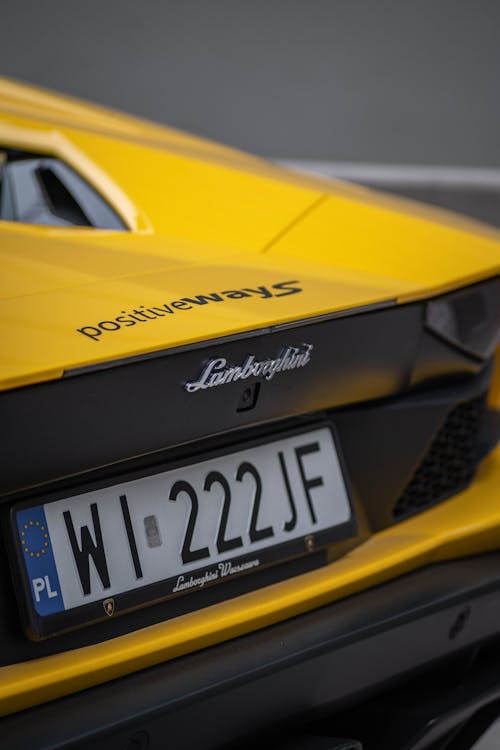 Základová fotografie zdarma na téma aventador, číslo talíře, design