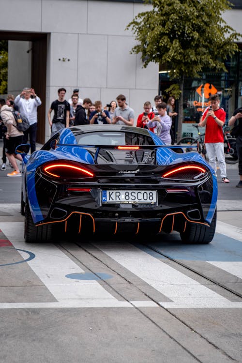 Free McLaren in Warsaw on Positive Ways event Stock Photo