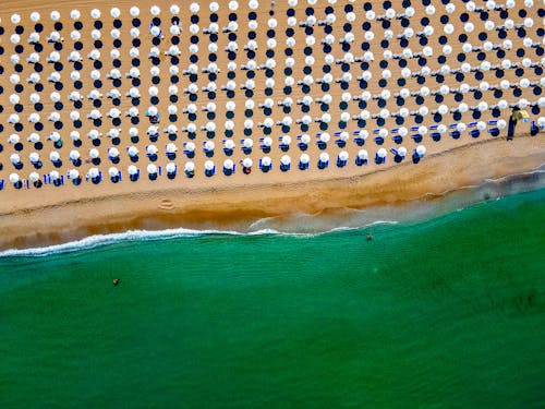 Foto stok gratis kertas dinding, laut, Pandangan atas
