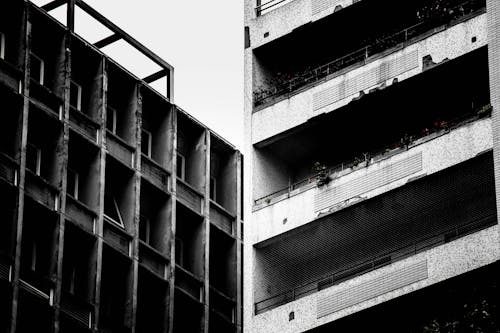 Free Foto d'estoc gratuïta de abandonat, arquitectura, blanc i negre Stock Photo