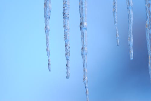 buz, buzu saçakları, kar içeren Ücretsiz stok fotoğraf