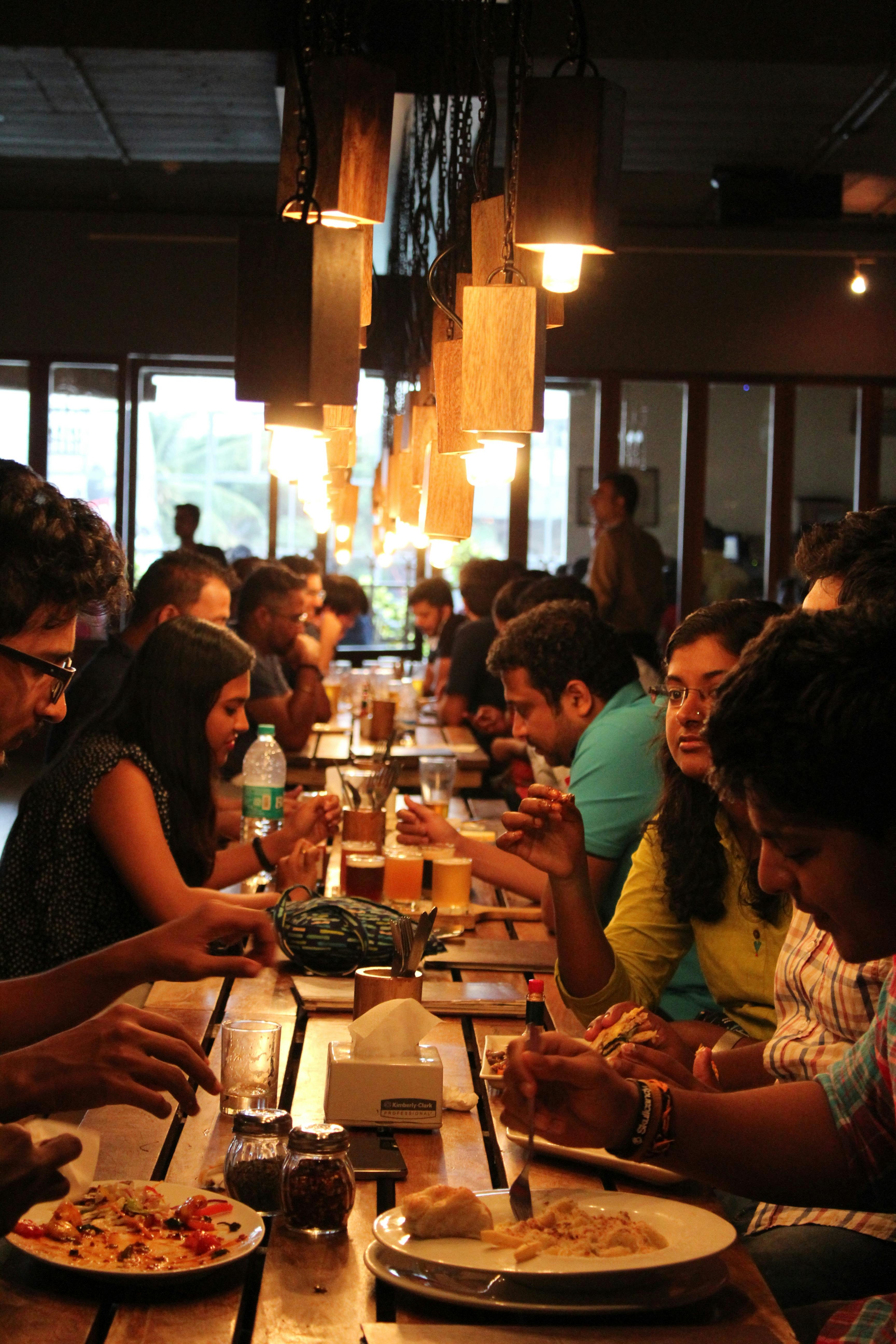 Free stock photo of conversation, dining, food