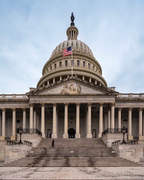 Photos gratuites de bâtiment du gouvernement, capitole des états-unis, ciel