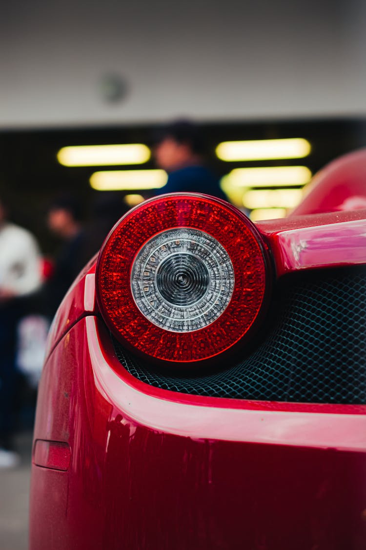 Back Light Of Ferrari