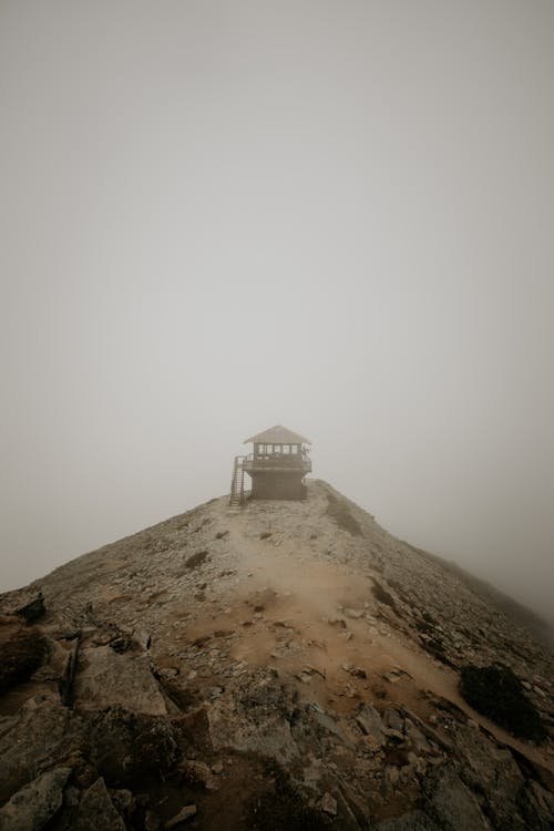 Foto stok gratis batu, kabut, langit