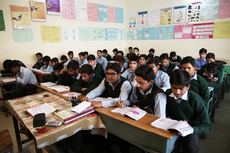 Students In A Classroom