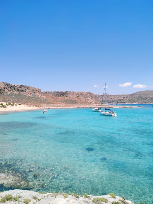 土耳其藍, 島, 帆船 的 免费素材图片