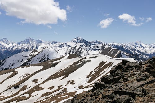 Free Бесплатное стоковое фото с голубое небо, гора, горный пик Stock Photo