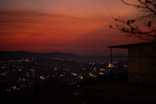 Twilight on the hill