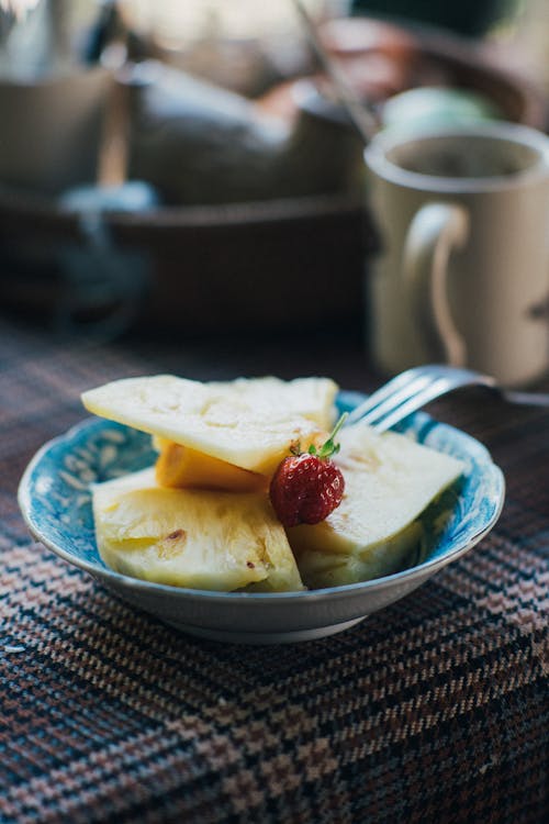 Fresh Fruits in a Bowl