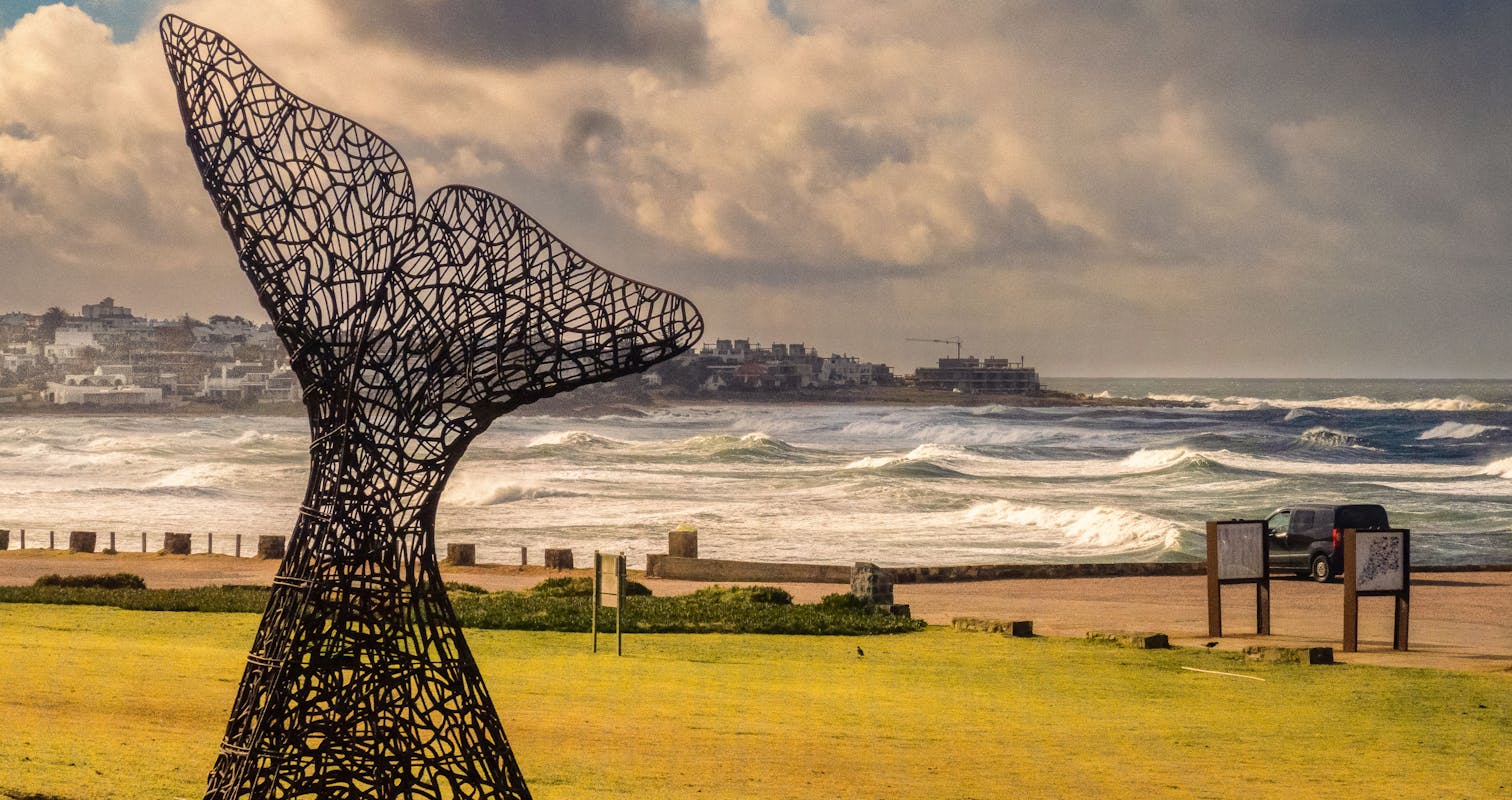 Sculpture by the Sea Under Cloudy Sky
