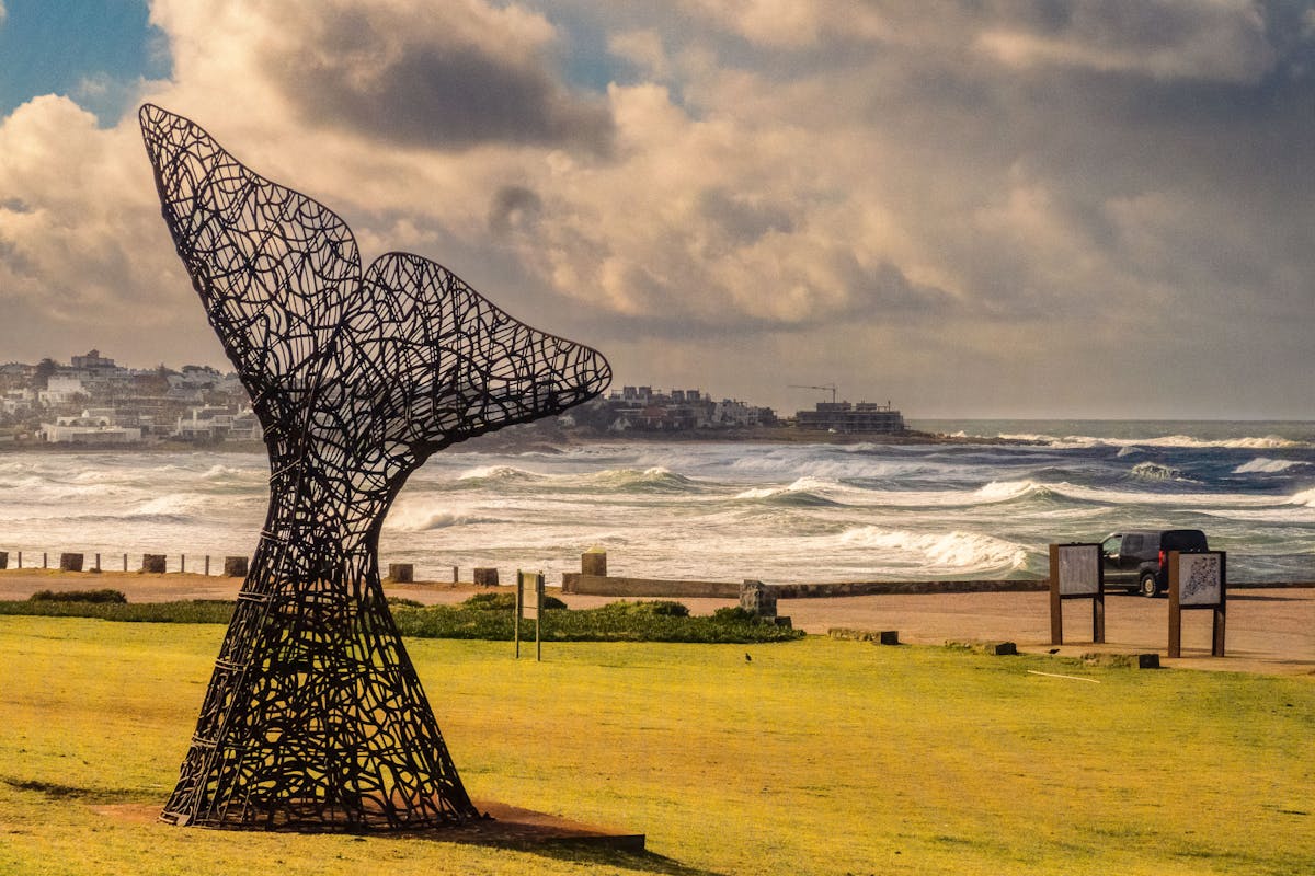 Sculpture by the Sea Under Cloudy Sky