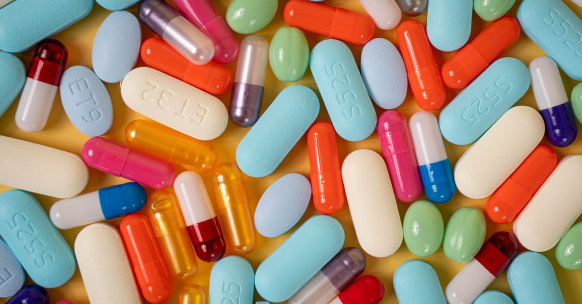 Close-Up Shot of Medication Pills