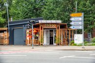 Brown and White Wooden Store