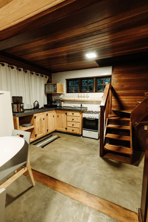 A Beautiful Home with Wooden Interior Design · Free Stock Photo