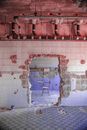 Hole in Wall in Building