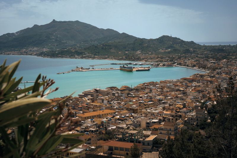 Zakynthos Town harbour and ferry port