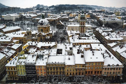 中央, 冬季, 利沃夫 的 免費圖庫相片