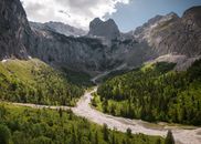 Höllental - Hell Valley at the Zugspitze in Germany