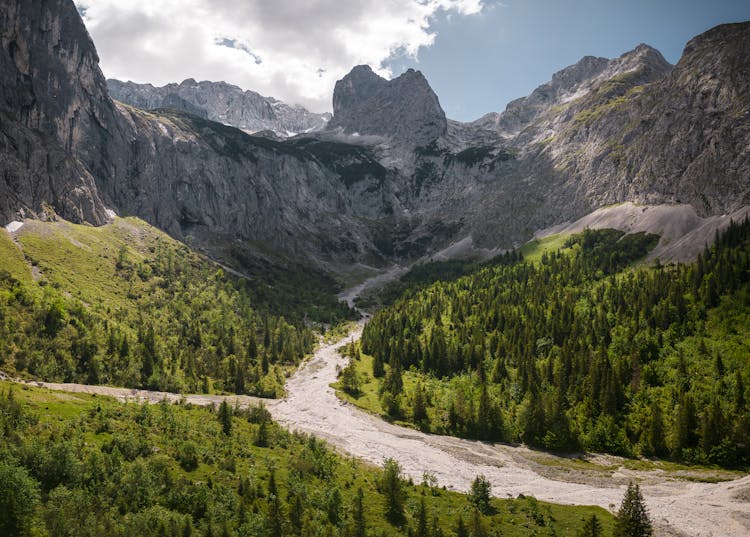 Höllental - Hell Valley At The Zugspitze In Germany