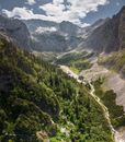 Höllental - Hell Valley at the Zugspitze in Germany