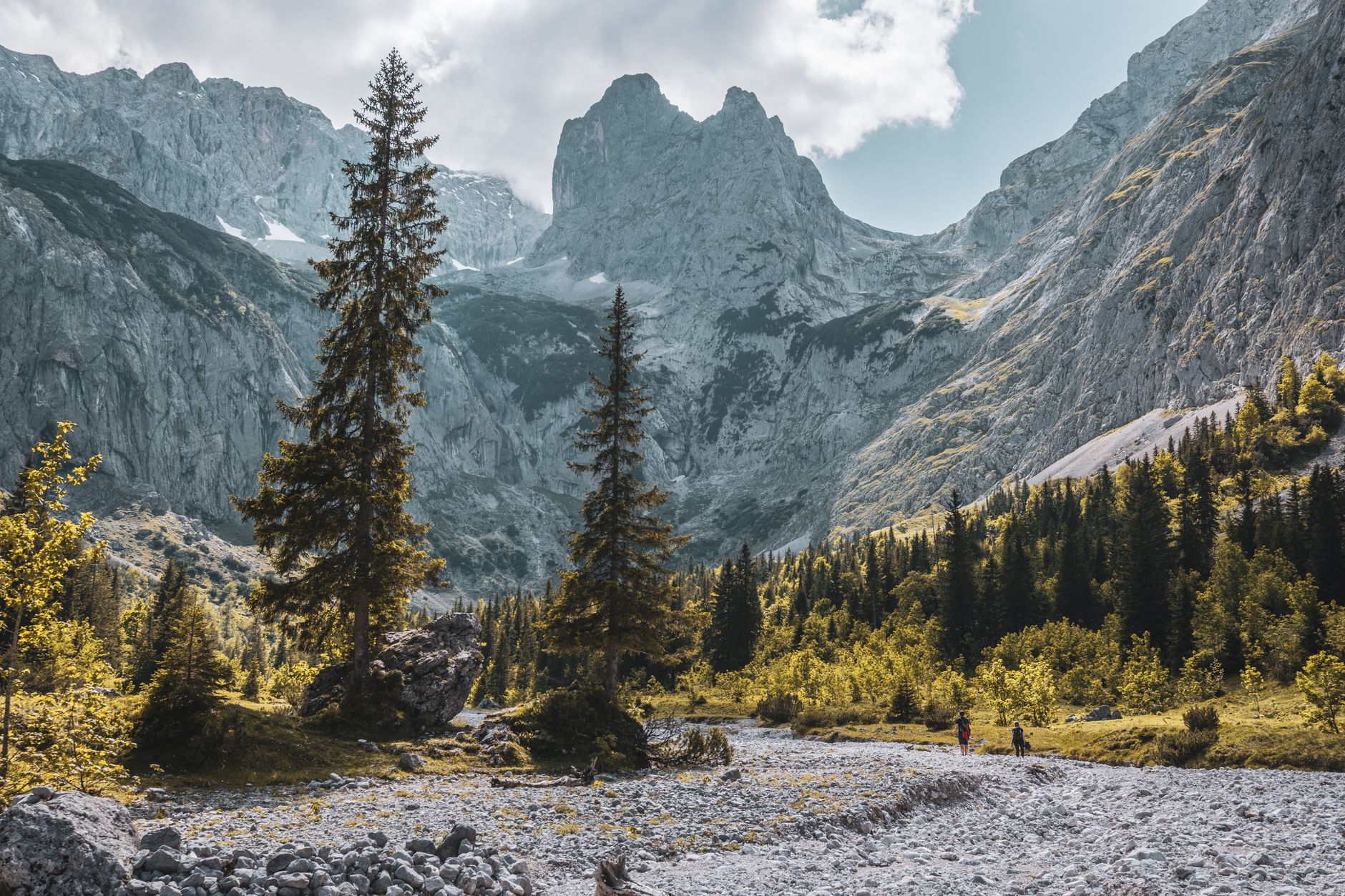 Wanderung in den Alpen